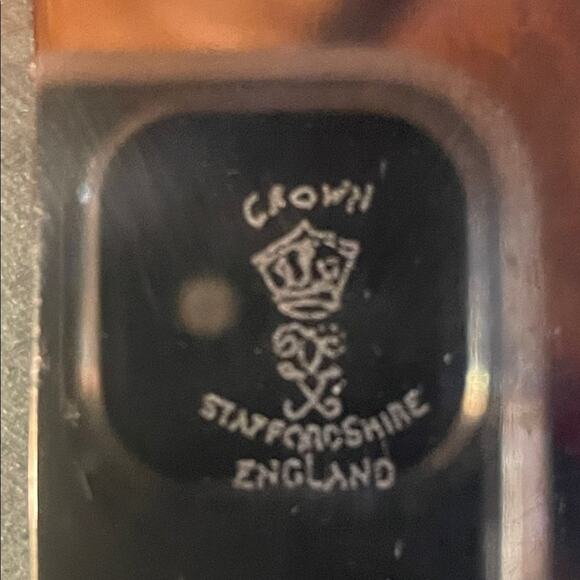 Crown Staffordshire Floral Ceramic Handle Cake Knife. OS - Picture 2 of 4